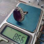 انگشتر زنانه نقره با نگین عقیق سوسنی - تصویر 3