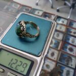 انگشتر نقره با نگین عقیق فیروزه‌ای - تصویر 3