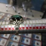 انگشتر نقره با نگین عقیق فیروزه‌ای - تصویر 4