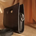 کیف مجلسی زنانه چرم طبیعی طرح خیال - تصویر 4