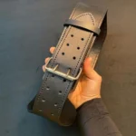کمربند چرم طبیعی بدنسازی - تصویر 3
